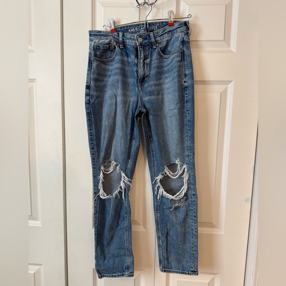 American Eagle Strigid Mom Jean Sz 6 Short